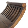 Banc 1 Place Bois Marron 62x35x59cm