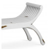 Banc 2 Places Bois Blanc 120x37x60cm