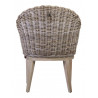 Sessel Holz Rattan Braun 68x66x88cm