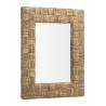 Miroir Rotin Marron 80x7x100cm