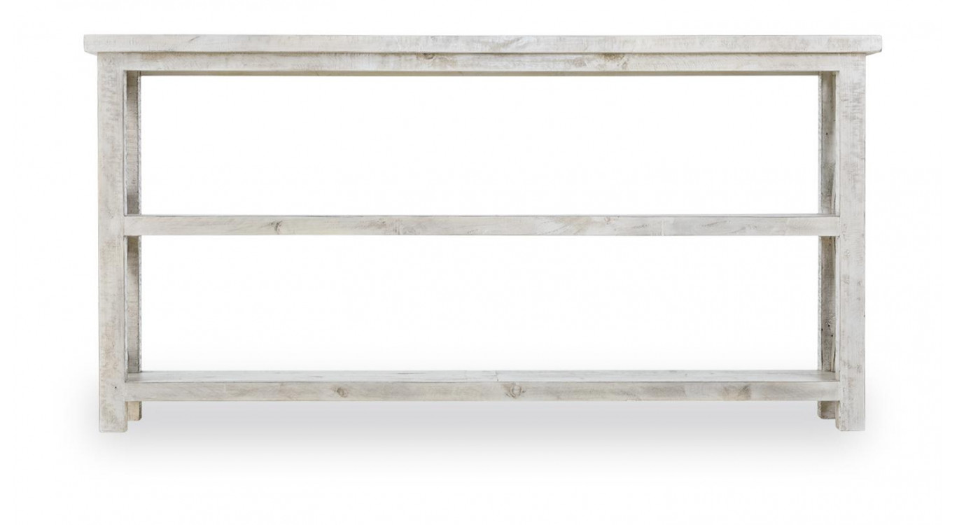 Console Bois Blanc 182.5x42.5x92.5cm