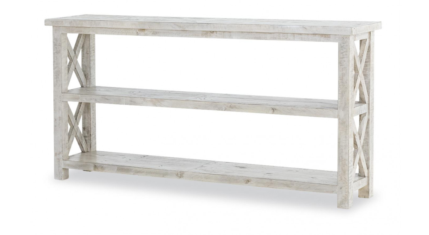 Console Bois Blanc 182.5x42.5x92.5cm