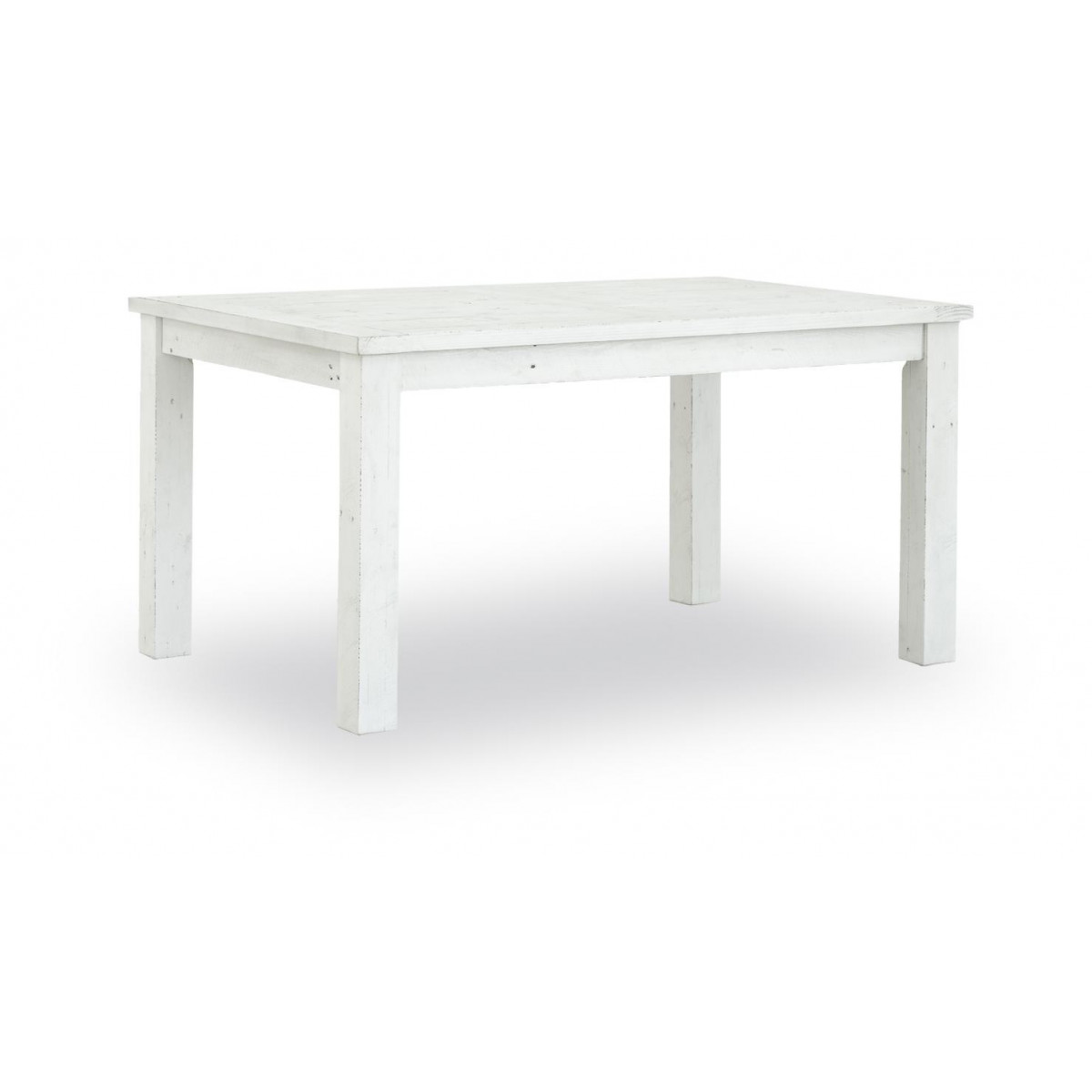 Table à Manger Bois Blanc 150x100x77cm