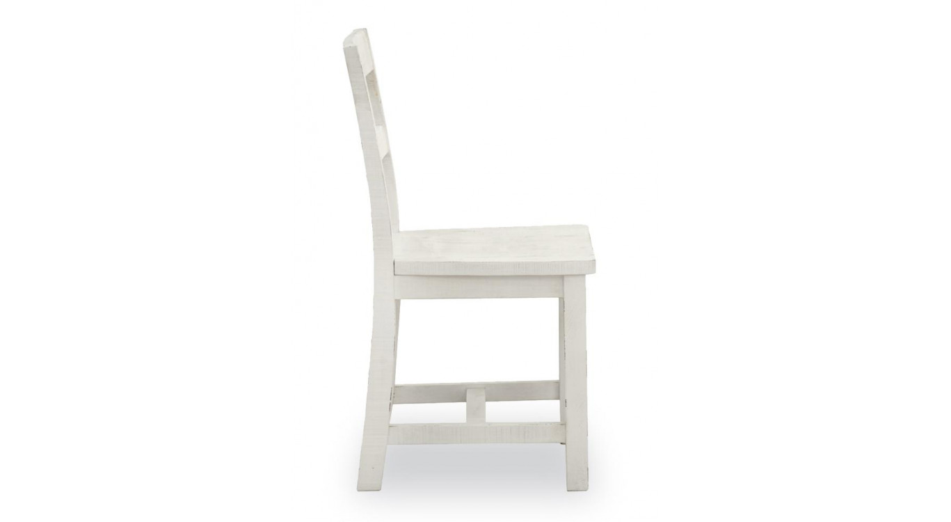 Chaise Bois Blanc 47.5x50x80cm