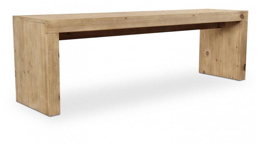 Banc Bois Naturel 140x35x44cm