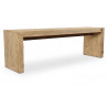 Banc Bois Naturel 140x35x44cm