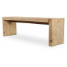 Banc Bois Naturel 140x35x44cm