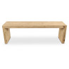 Banc Bois Naturel 140x35x44cm