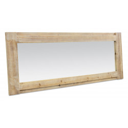 Grand Miroir Bois Naturel 142x3x52cm