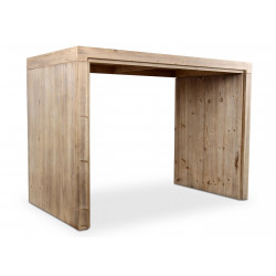 Table Haute Bois Naturel 140x80x102cm