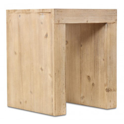 Hocker Holz Natur 35x35x44cm