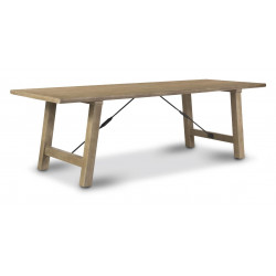 Holztisch Braun 255x90x79cm