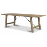 Table Bois Marron 255x90x79cm