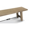 Banc Bois Marron 242x38x45cm