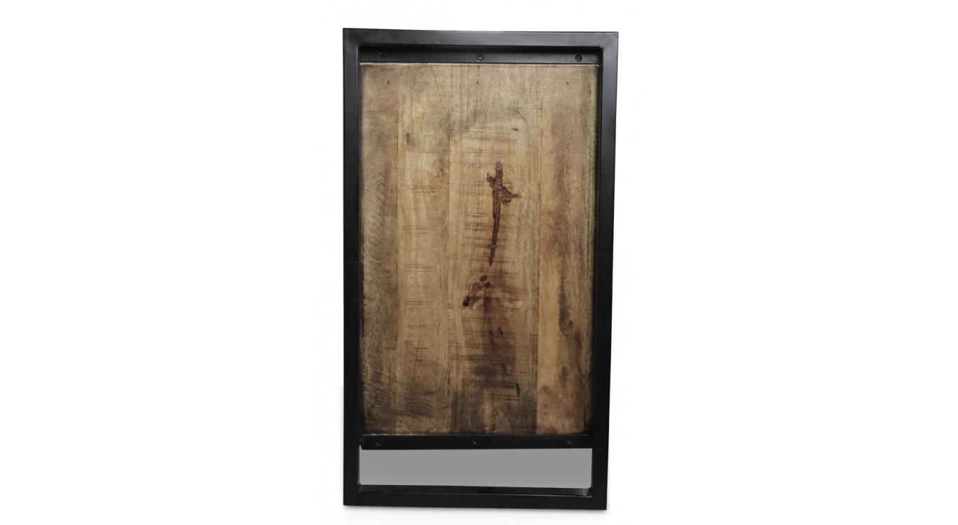 Bahut 15 Tiroirs Bois Marron 160x45x81cm