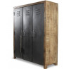 Armoire Bois Marron 100x35x120cm