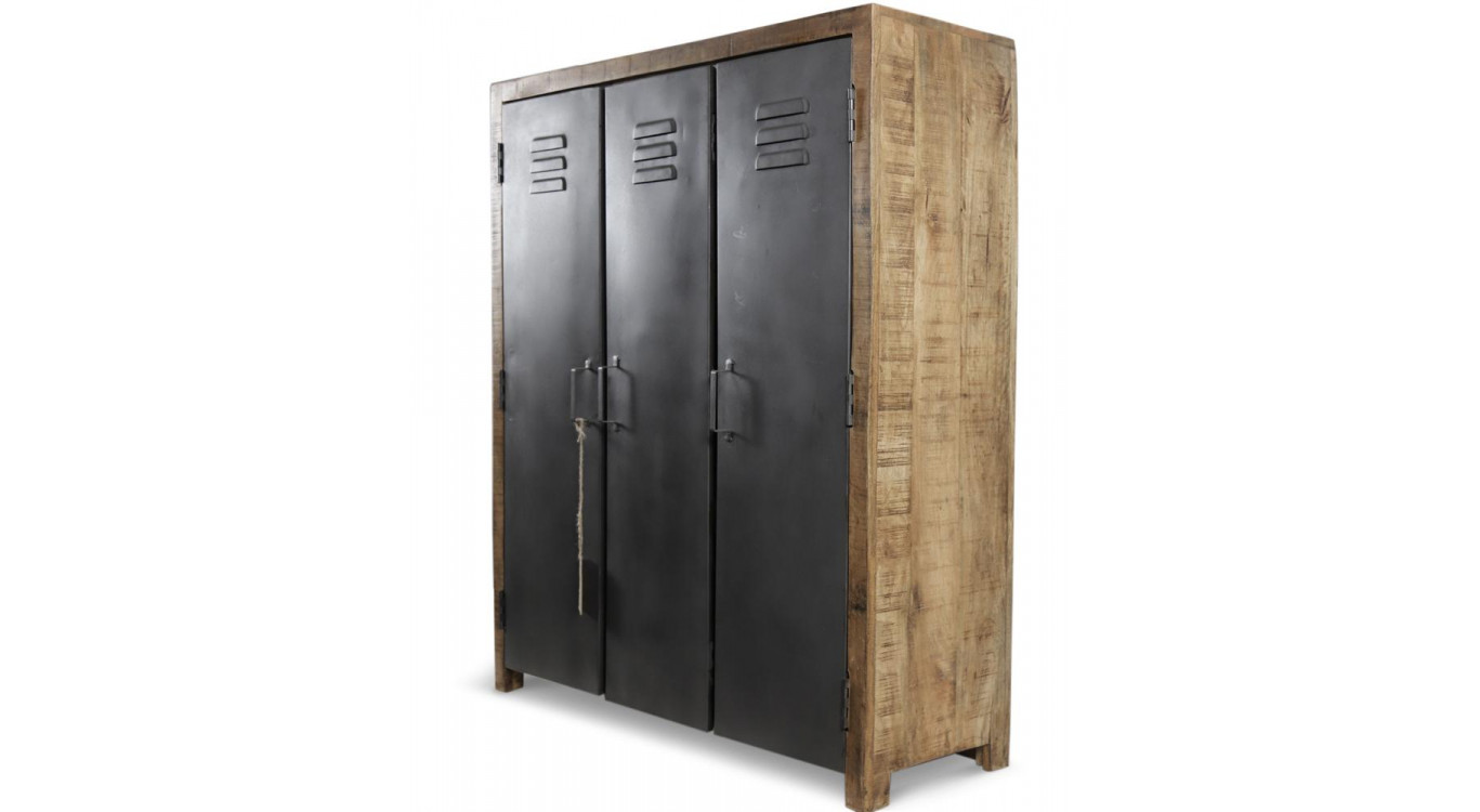 Armoire Bois Marron 100x35x120cm