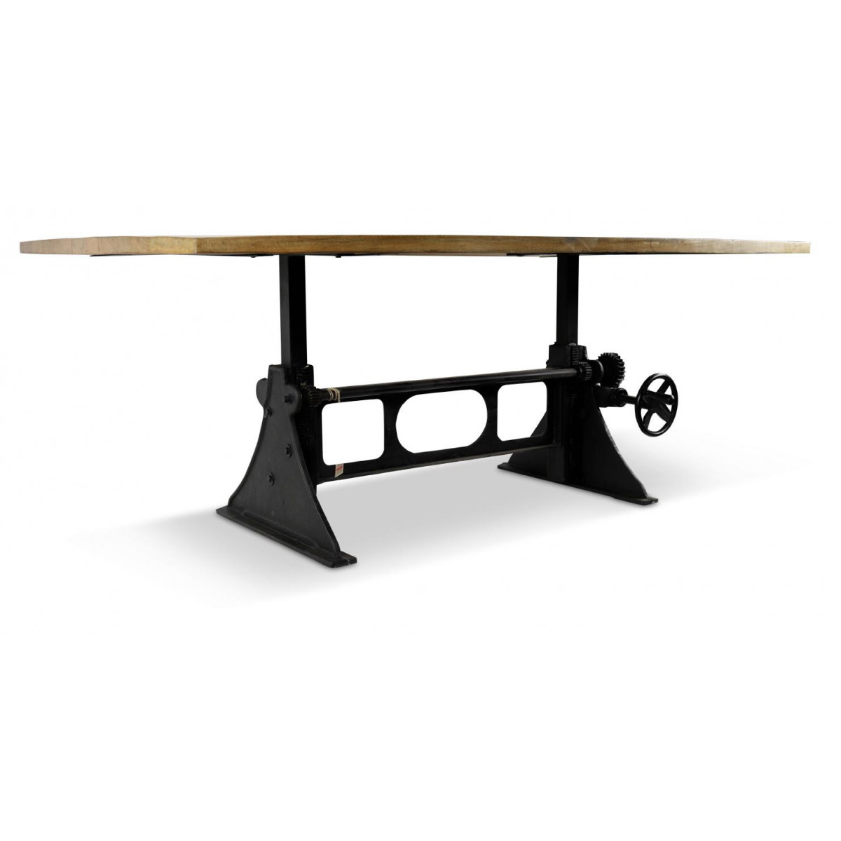 Table à Manger Bois Marron 200x101x77/105cm