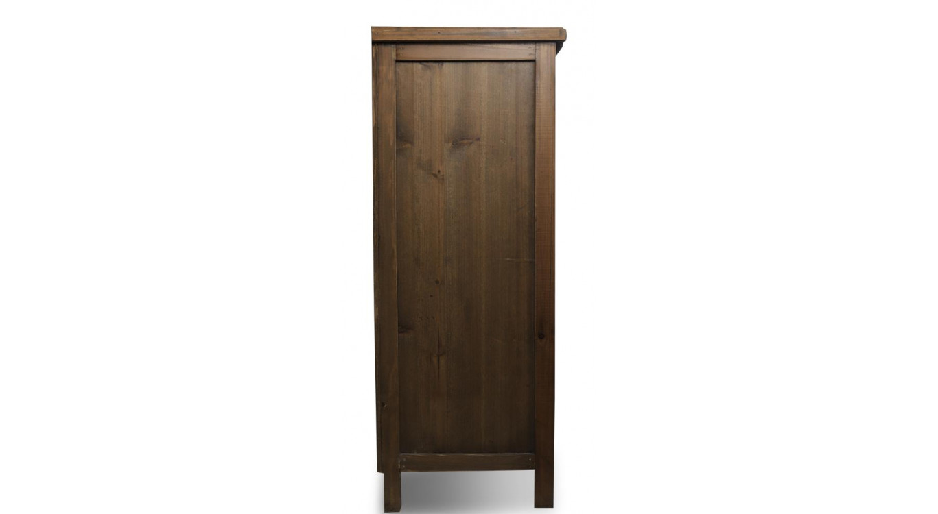 Meuble Semainier Chiffonnier Grainetier Bois 15 Tiroirs 124x32.5x82cm