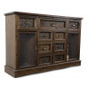 Buffet 9 Tiroirs Bois 124.5x34x82cm