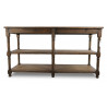 Console Drapier Bois 162x54x87cm