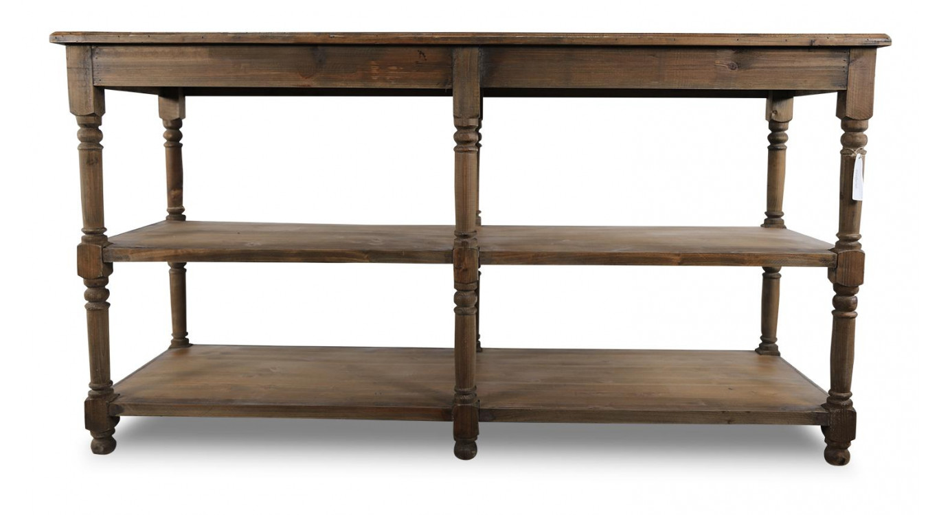 Console Drapier Bois 162x54x87cm