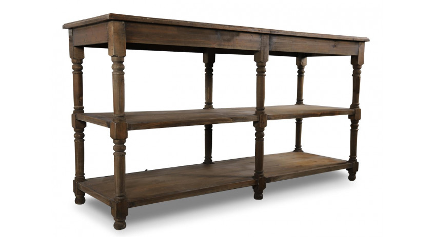 Console Drapier Bois 162x54x87cm