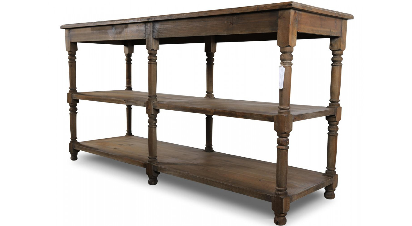 Console Drapier Bois 162x54x87cm