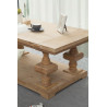 Table Basse Bois Marron 130x70x52cm