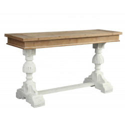 Console Bois Blanc 150x46x79cm