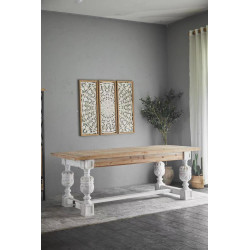 Table Basse Bois Blanc 200x90x78cm