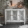 Buffet Bois Blanc 121x40x91cm