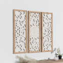 White Wood Triptych 93.3x3x93.5cm