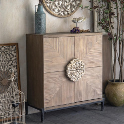 Sideboard Holz Braun 86x41.5x92.5cm