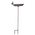 Brown Cast Iron Bird Drinker 29x26x81cm