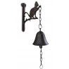 Glocke Katze Gusseisen Braun 12.2x4x12.5cm