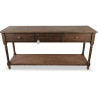 Console Drapier 4 Tiroirs Bois 183x50x87cm