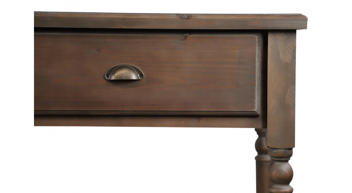 Console Drapier 4 Tiroirs Bois 183x50x87cm