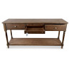 Console Drapier 4 Tiroirs Bois 183x50x87cm