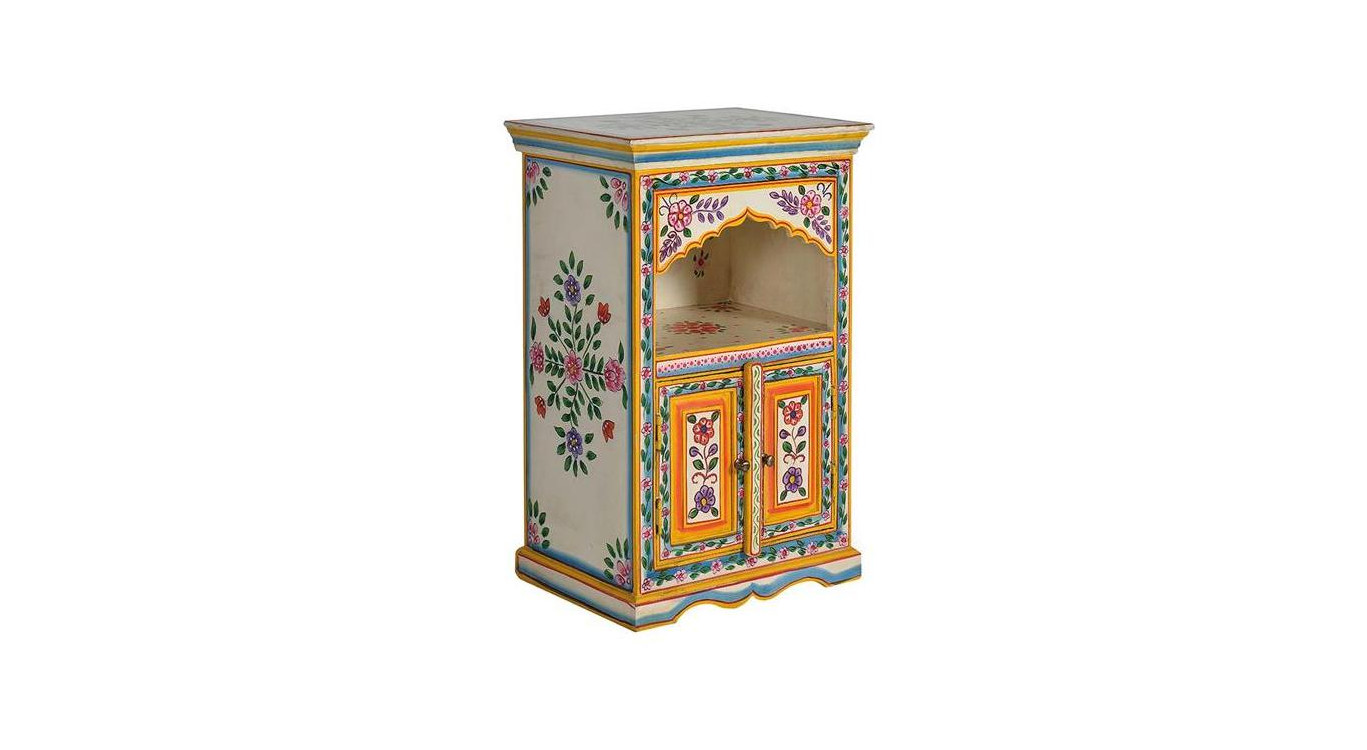 Table de chevet Bois Multicolore 48x35x75cm