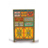 Buffet 7 Tiroirs Bois Multicolore 80x40x122cm