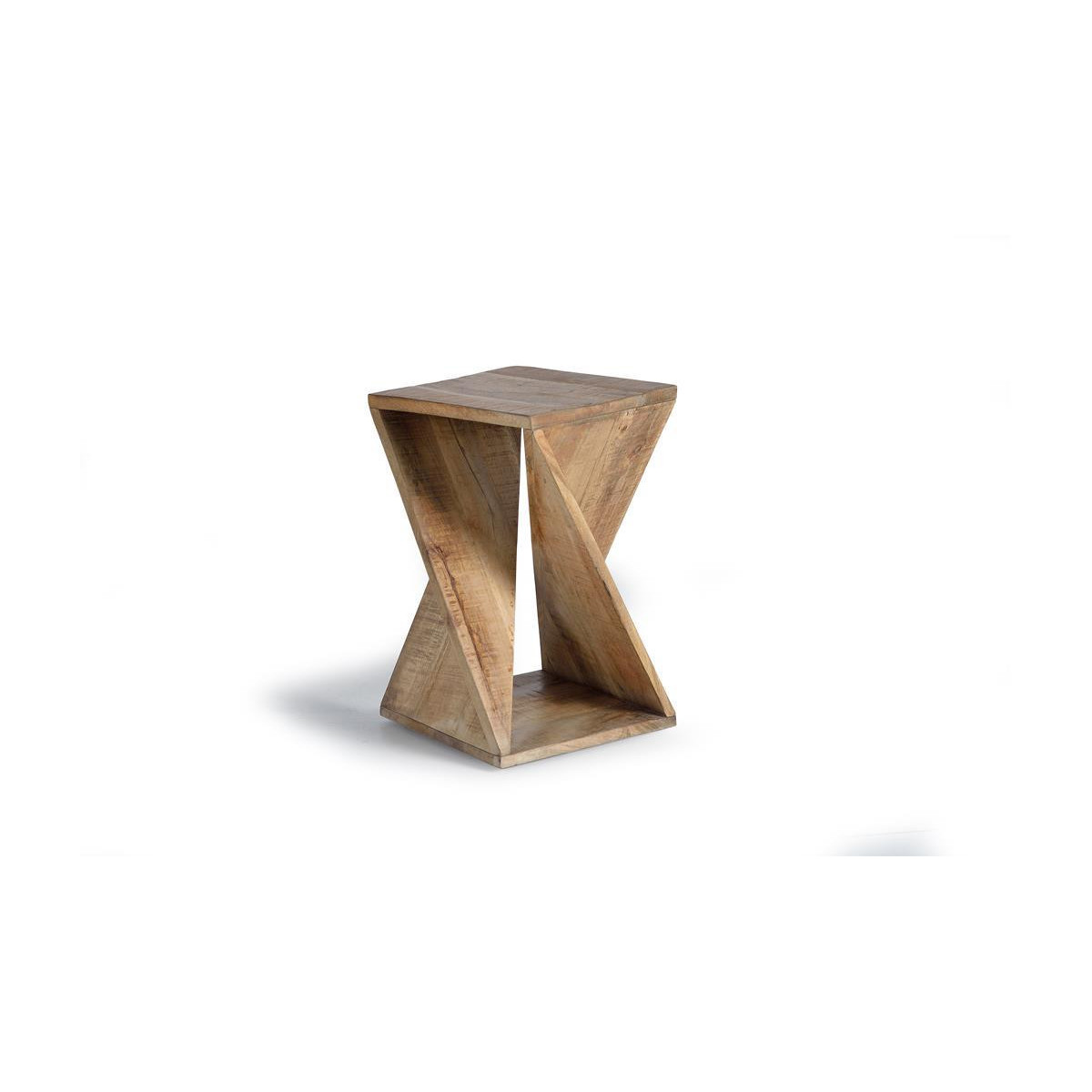 Tabouret Bois Marron 35x35x57cm