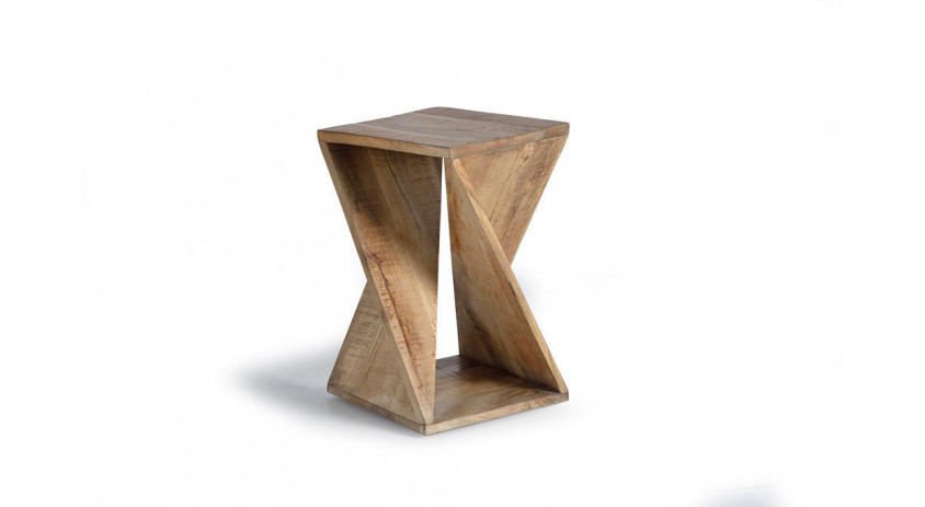 Hocker Holz Braun 35x35x57cm