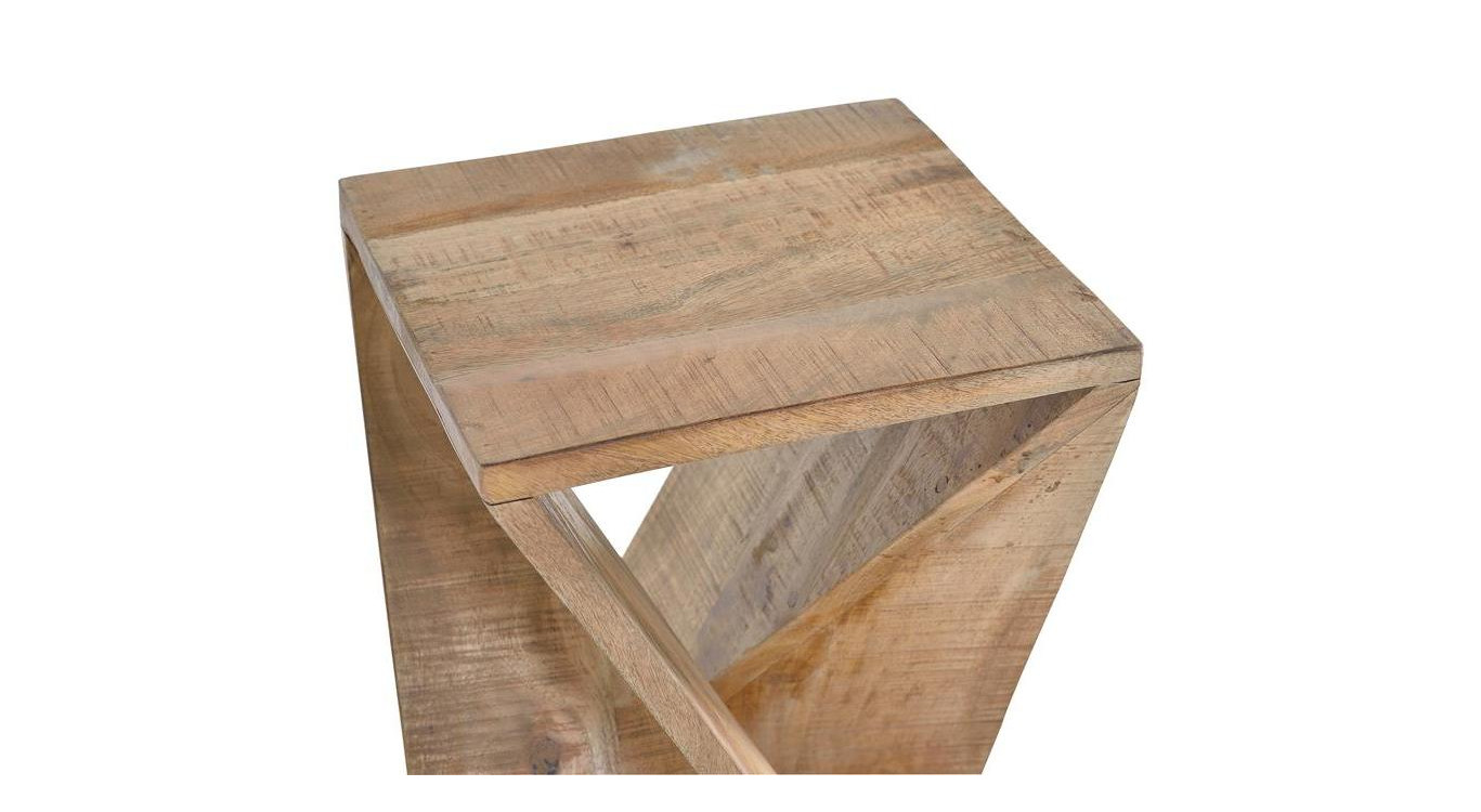 Hocker Holz Braun 35x35x57cm