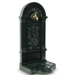 Fontaine de Jardin Aluminium Vert 39x33x73cm