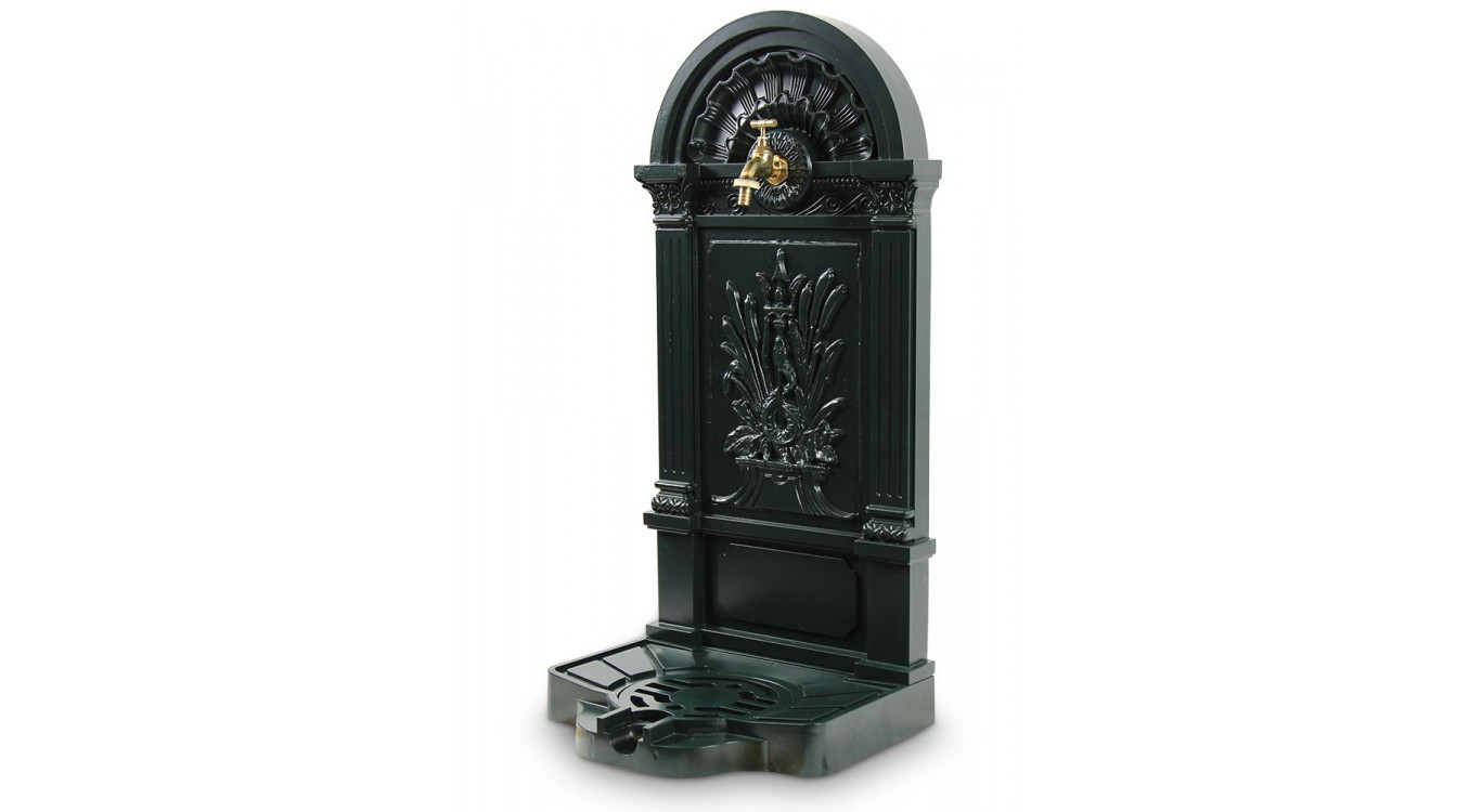 Fontaine de Jardin Aluminium Vert 39x33x73cm