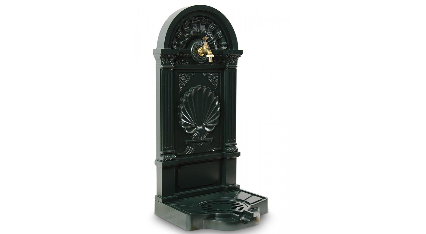 Fontaine de Jardin Aluminium Vert 39x33x82.5cm