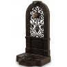 Fontaine de Jardin Fonte Marron 35.5x31x74.5cm