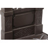 Fontaine de Jardin Fonte Marron 35.5x31x74.5cm