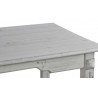 Table Bois Cerusé Blanc 180x90.5x81.5cm